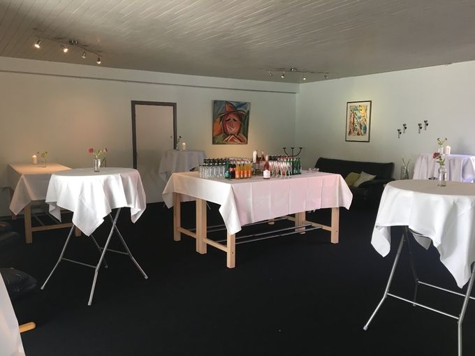 Foyer med velkomst drink..